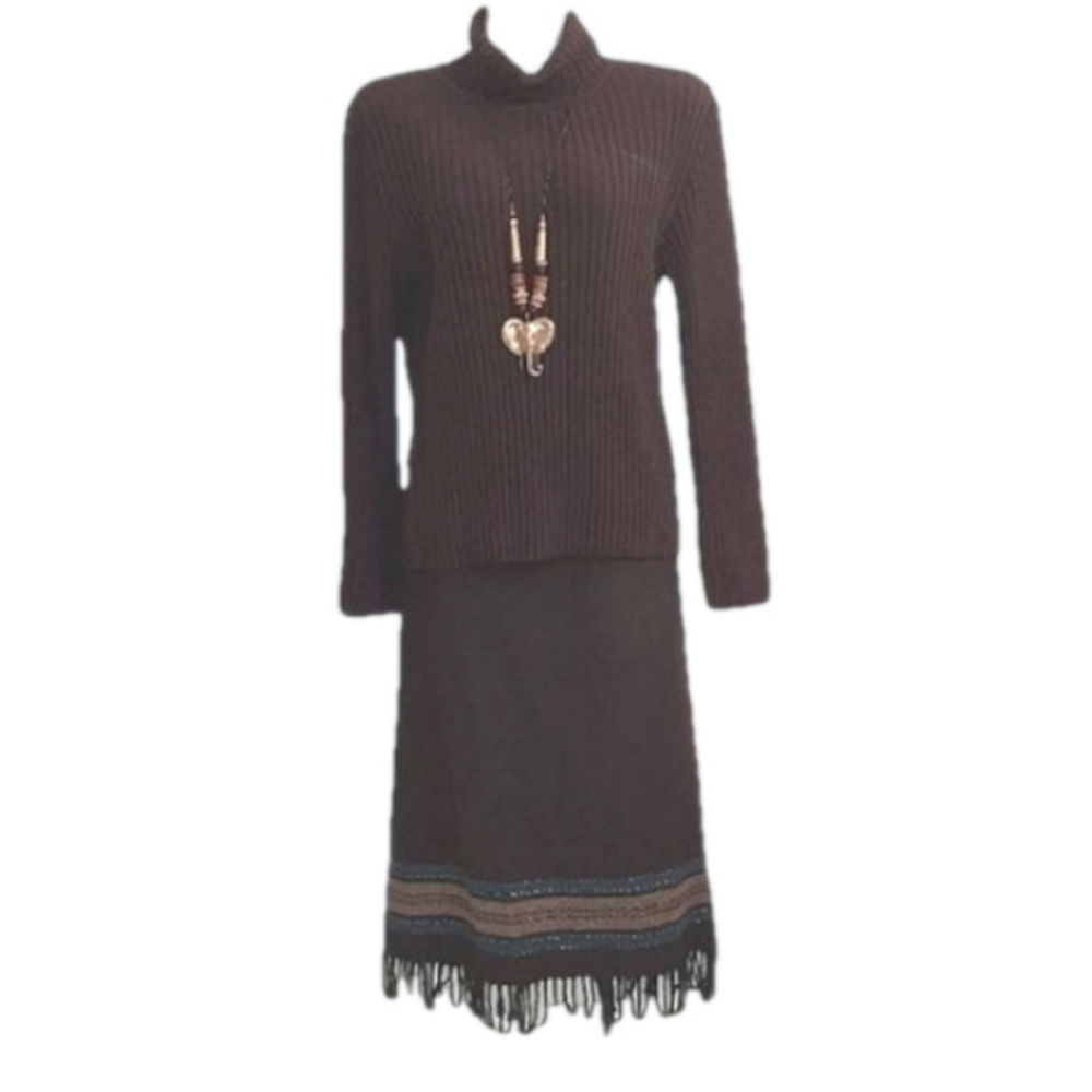 STRIKING!! Lg-SOPHISTICATED (NO missing yarn strings or beads!)
